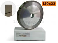 (Премиум) 150x22 FE SEG "прямой", алмазные периферийные сегментированные круги для стекла