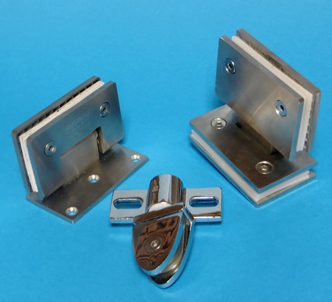 Петли, коннекторы и другая фурнитура для душевых кабин