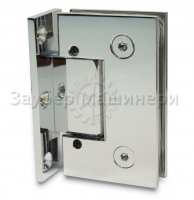 [ZM-305D] Петля душевая из латуни с регулир. 0 полож. (монтаж стена-стекло 90°)