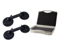 Набор двойных присосок в чемодане, грузоподъемность 180 кг, модель RX-3-B