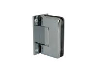 5219114 Петля Barcelona стекло/стена 90* с регулировкой, Т-образная с фаской, 8-12мм, полированный хром