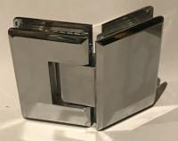 [ZM-302] Петля душевая (стекло-стекло 135°), цвет хром CP