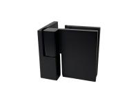 L-5203L Петля стена-стекло 90°, с открытием наружу и автоподъемом, черный мат