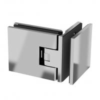 07840 31 Петля Milano Original, стекло-стекло 90°, цвет глянцевый хром