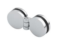 [SH-P1] Петля душевая свободного вращения (стекло-стекло), цвет полированный хром CP