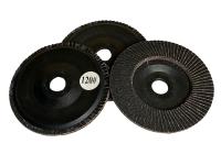 Изогнутый лепестковый круг для шлифовки стекла, D=100 мм