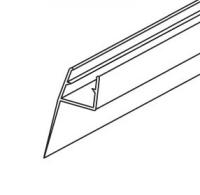 PS-18C, Упл. профиль ПВХ прозрачный, для стекла 8 мм, L=2200 мм
