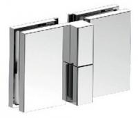 L-5204R Петля стекло-стекло 180°, с открытием наружу и автоподъемом, хром полированный