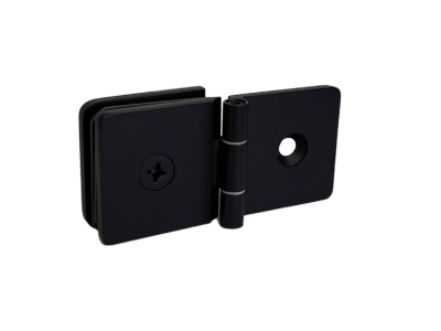 L-2547, Коннектор L-образный регулируемый стена-стекло, черный матовый ORB