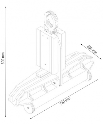 Зажим для стекла (щипцы) 1000 кг