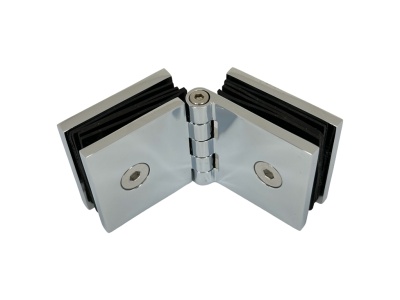 SH-B180, Коннектор регулируемый стекло-стекло, полированный хром