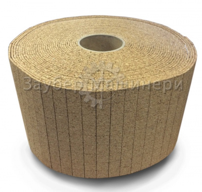 Пробковая прокладка в рулоне, размер 18х18 мм, толщина 2 мм (клеящий слой, 10'000 шт)