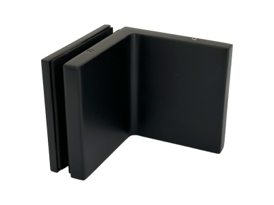 07490 65 Коннектор Milano Original, стена-стекло 90°, черный матовый, Германия