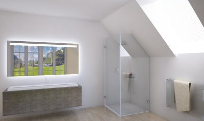 07840 31 Петля Milano Original, стекло-стекло 90°, цвет глянцевый хром