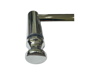 06709 31 Ручка-полотенецедержатель с кнобом Stratego, 1000 мм, полированный хром, Германия