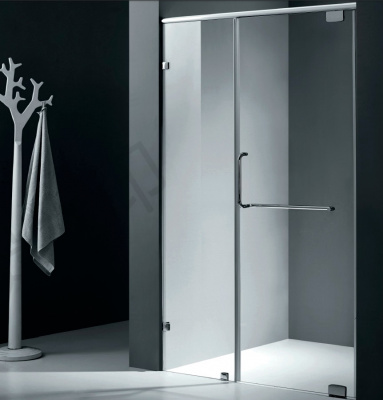 L-2331AD Петля пол/потолок-стекло, с регулировкой 0 полож, хром полированный