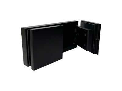 L-2401 Петля стекло-стекло 180°, с открытием наружу, черный матовый ORB