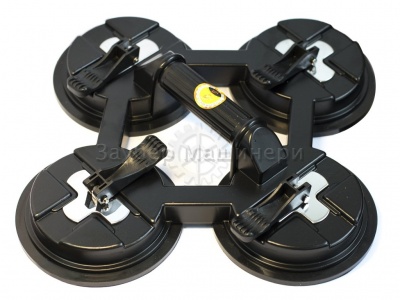 Вакуумная присоска 4-чашечная, грузоподъемность 300 кг, модель BT-VP4