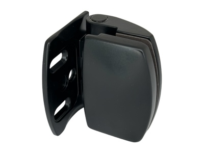 06512 81 Петля Atlantica, стена-стекло 90°, открытие наружу, матовый черный, Германия