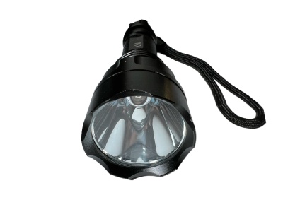 УФ фонарик металлический, модель F, с аккумулятором и зарядным усстройством