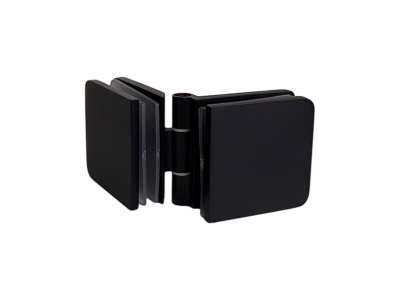 L-2548, Коннектор L-образный регулируемый стекло-стекло, черный матовый ORB