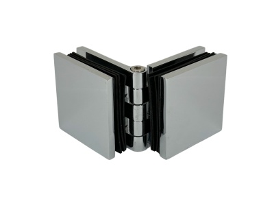 SH-B180, Коннектор регулируемый стекло-стекло, полированный хром