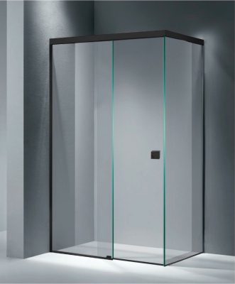 S001S-00 Трек прямоугольный с крышкой, матовый черный