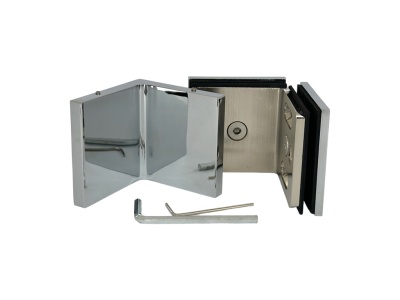 07493 31 Коннектор Milano Original, стекло-стекло 90°, полированный хром, Германия