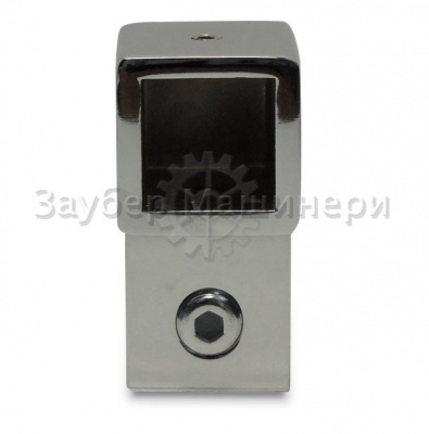 L-2743A, Держатель стекла торцевой, хром полированный