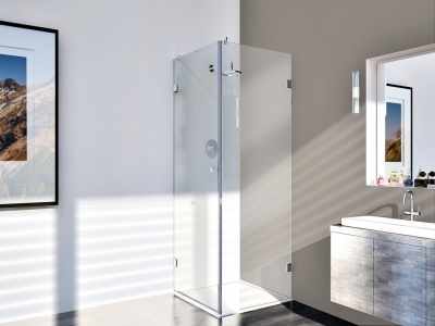 07830 31 Петля Milano Original, стекло-стекло 180° цвет глянцевый хром