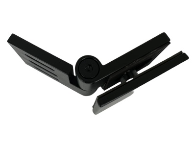 07195 81 Коннектор Milano Pur, стена-стекло 45° – 180° (с регулируемым углом), черный матовый, Германия