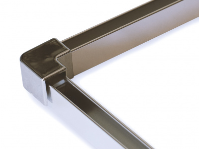 ACC-4, Уголок для профиля 8 мм, хром полированный