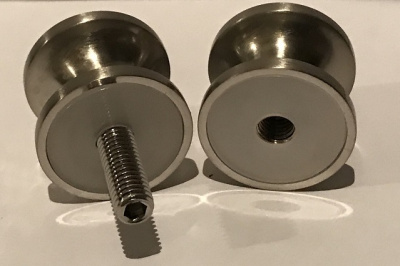 ZM-691, Комплект кноб, цвет матовый хром SC