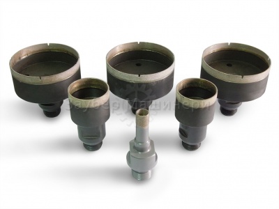 ADI алмазные сверла для станков, длина 75 или 95 мм, G1/2 (диаметр на выбор)