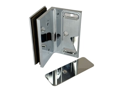 80482 31 коннектор Classtec Art стена-стекло 90°, полированный хром, Германия