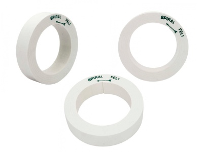 (Премиум) Фетровый спиральный круг, размер 150х40х110 мм