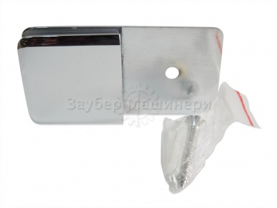 ZM-733, Коннектор стена-стекло 180°, цвет полированный хром CP