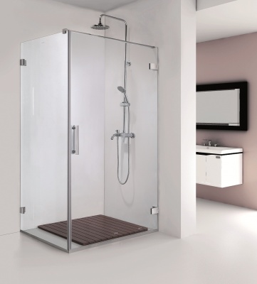 07412 31 Петля Milano Premium, стена-стекло 90° цвет глянцевый хром