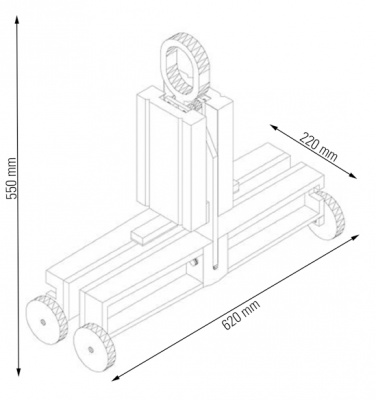 Пинза (зажим для стекла) 500 кг