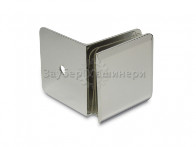 ZM-732, Коннектор стена-стекло 90°, цвет полированный хром CP