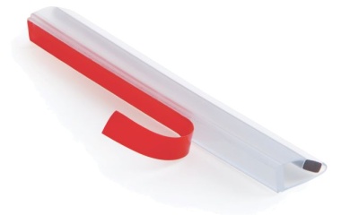 PS-62M, Магнитный упл. прозрачный профиль с клеевым слоем, для стекла 8 мм, L=2200 мм