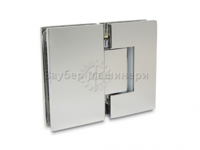 [ZM-303D] Петля душевая из латуни с регулир. 0 полож. (монтаж стекло-стекло 180°)