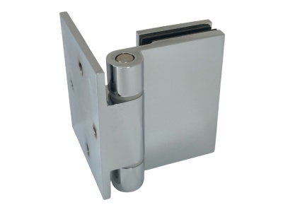 06410 31 Петля Wellness, стена-стекло 90°, открытие наружу, полированный хром, Гармания