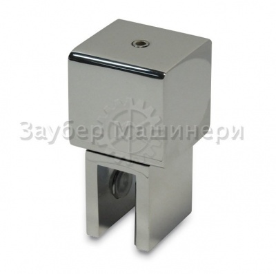 L-2743A, Держатель стекла торцевой, хром полированный