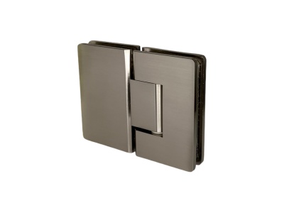 [ZM-303A] Петля душевая (монтаж стекло-стекло 180°), цвет матовый хром SC