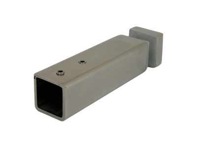 ZM-N46 Держатель стекла к душевой штанге 19х19 под сверловку, хром полированный