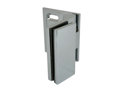 16411 31 Петля Wellness, стена-стекло 90°,левая, открытие внутрь, полированный хром, Германия