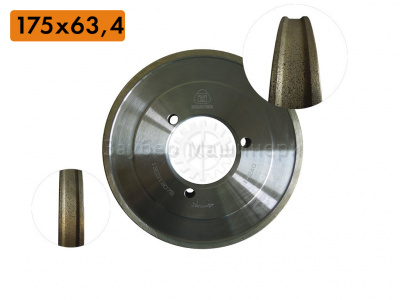 175 63,4 huater круг алмазный fa трапеция