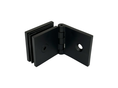 SH-B90, Коннектор L-образный регулируемый стекло-стена, черный матовый ORB