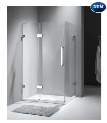 L-2401 Петля стекло-стекло 180°, с открытием наружу, хром полированный